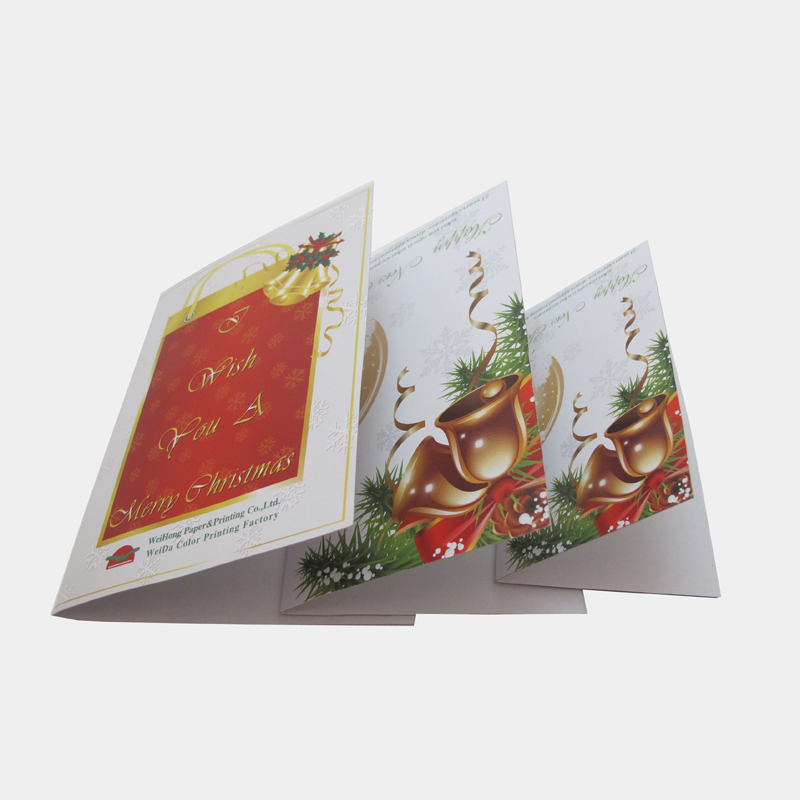 Custom logo Printing Paper Card Christmas Card Xmas Tree Christmas Greeting Card Thank You Card Free Design